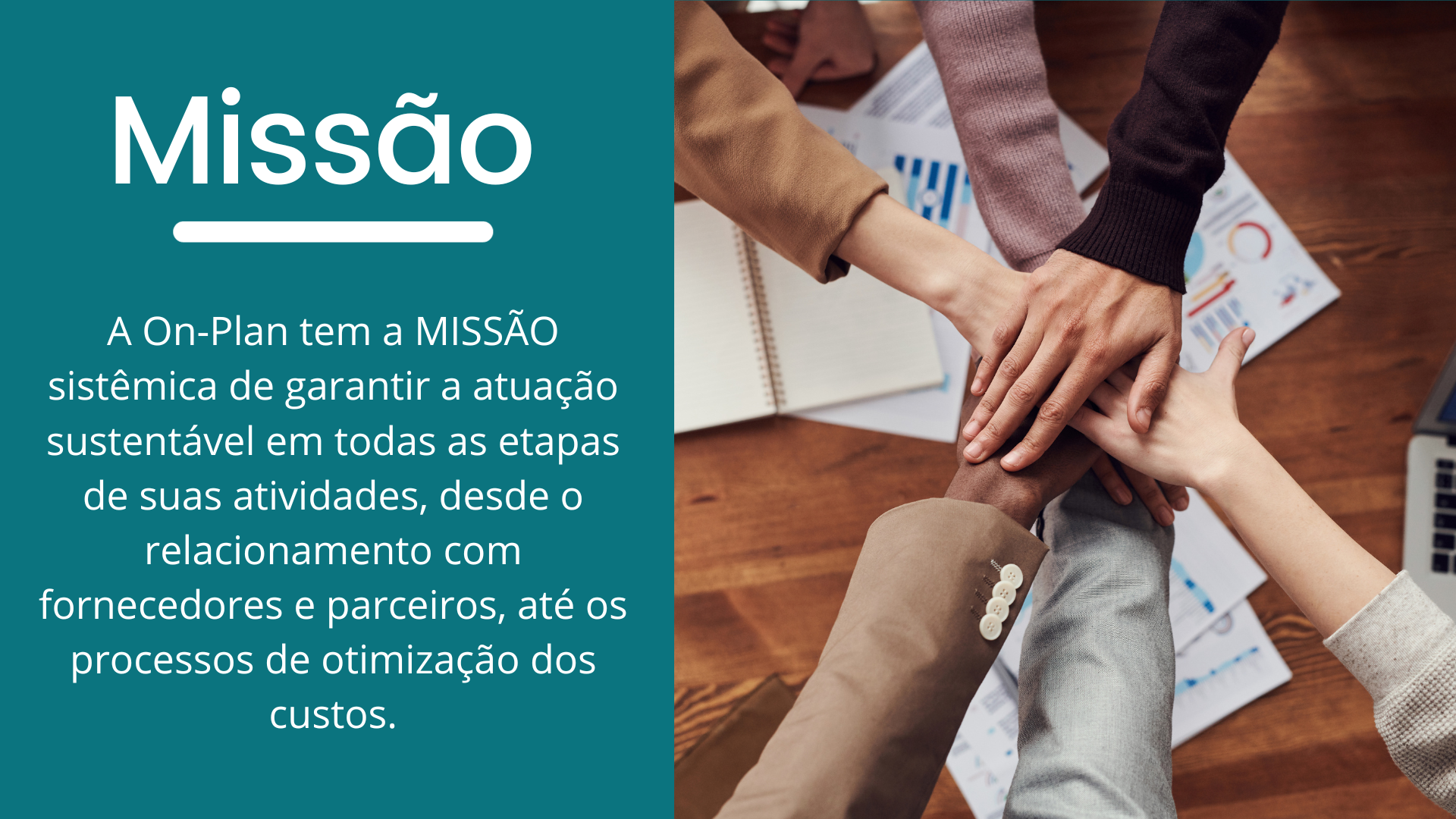 Missão da On-Plan Serviços de Engenharia