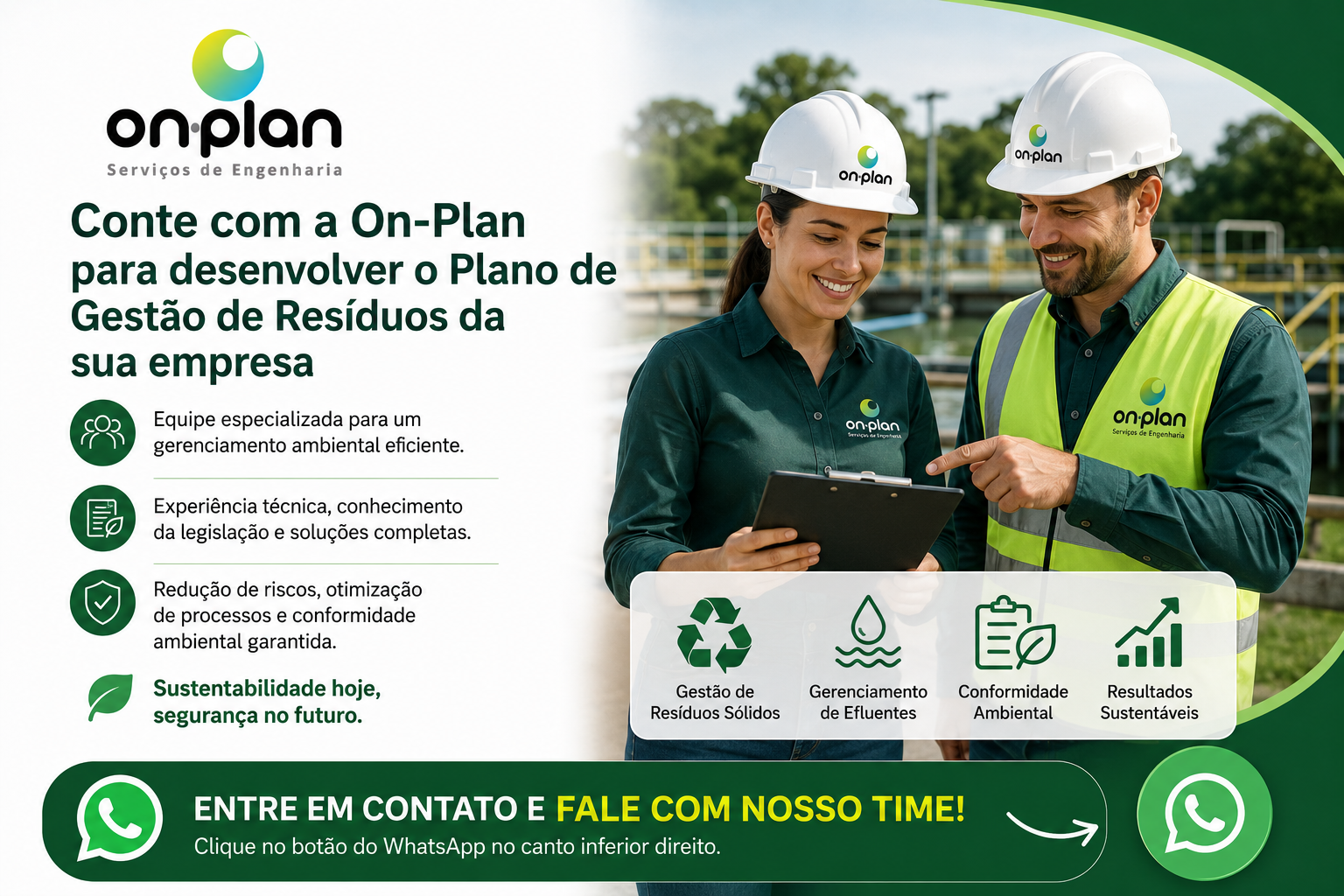 Conte com a On-Plan para desenvolver o Plano de Gestão de Resíduos da sua empresa